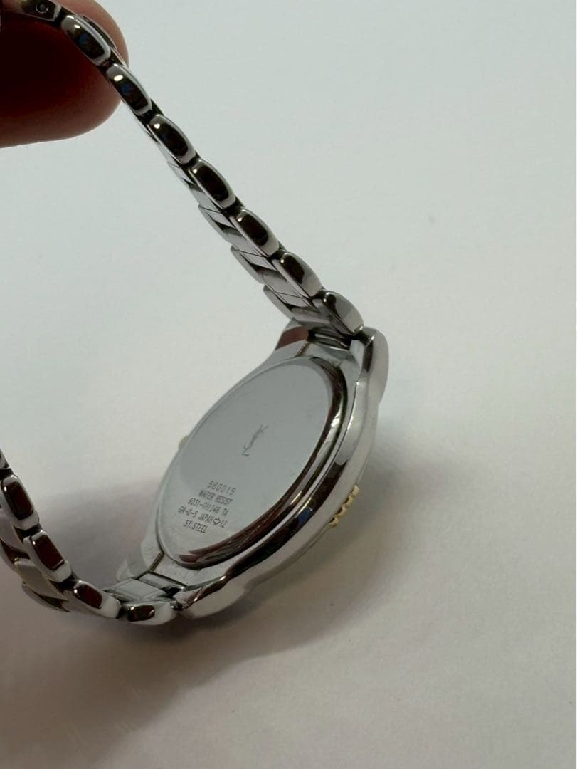 新品電池 YSL イヴサンローラン ユニセックス腕時計 アイボリー