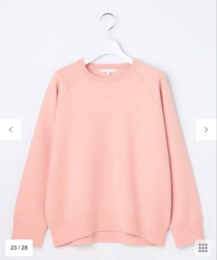 自由区【今季新作】スムージーラグランスリーブ ニット