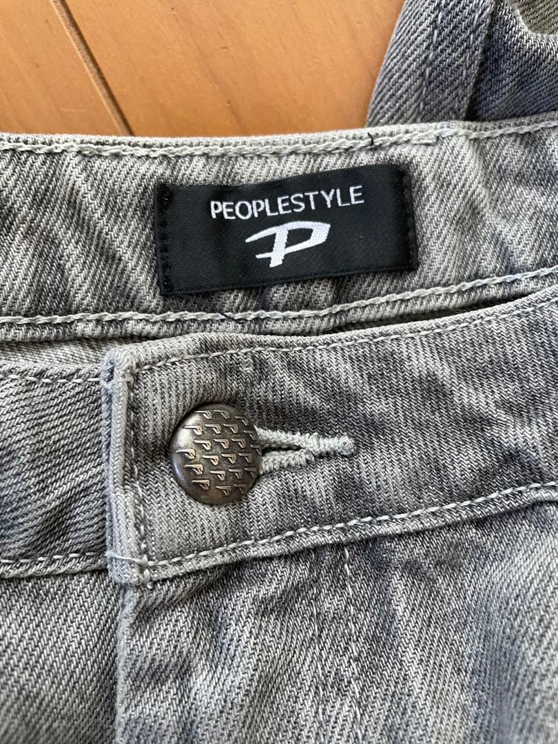 People styleグレーデニムL