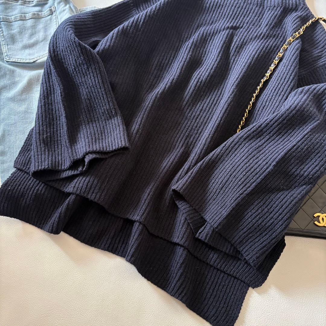 b111 Deuxieme Classe カシミヤウール ボトルネックニット