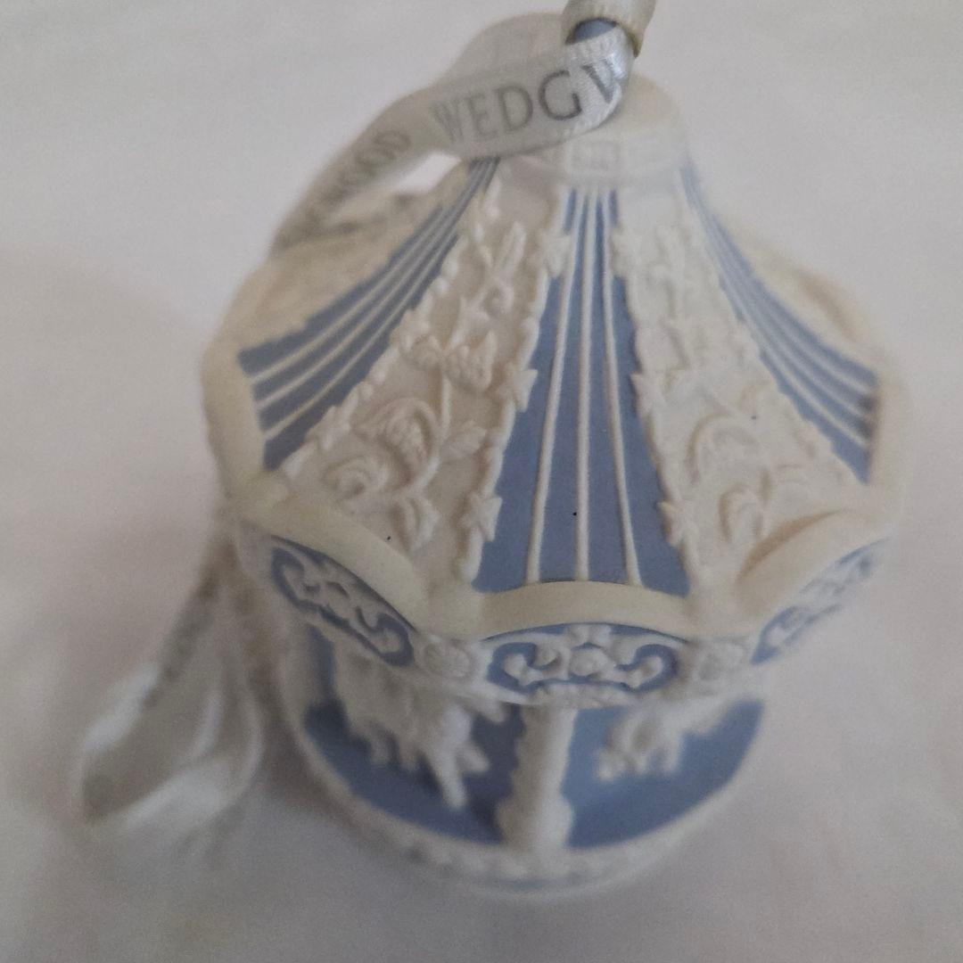 ウェッジウッド　ホリディオーナメント　メリーゴーランド　ブルー