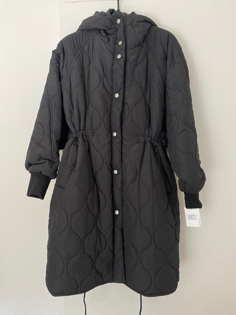 ジャケット・アウター My Shawty quilt hoodie coat