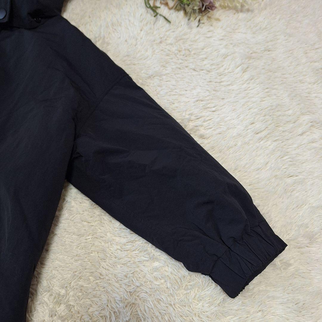 【極美品】メデジュウキュウ　リラックスモッズコート　 スカーフ柄裏地　黒　3