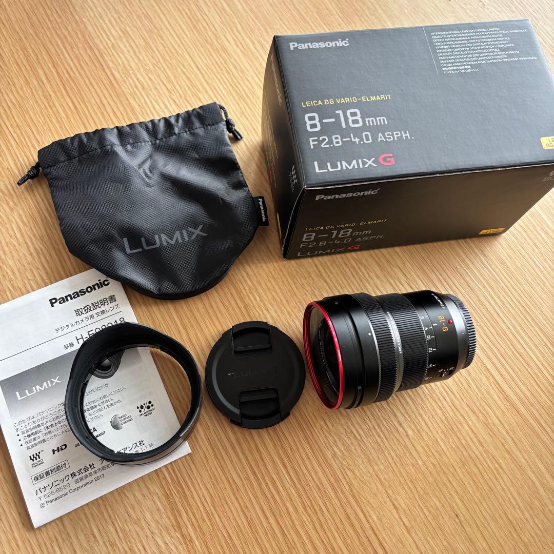 Panasonic H-E08018 Lumix Gシリーズ超広角ズームレンズ