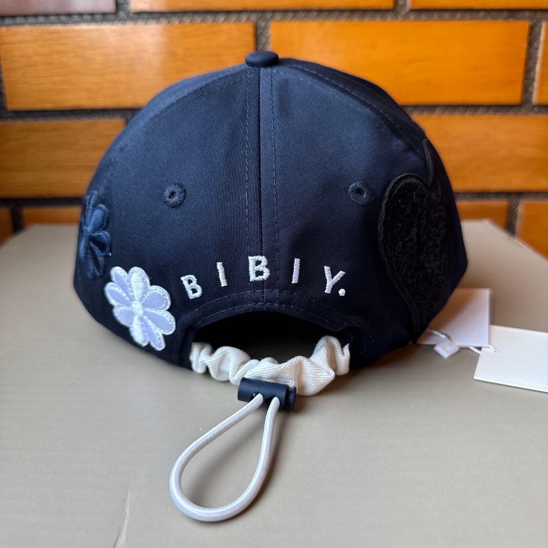 BIBIY ブラックベースボールキャップ