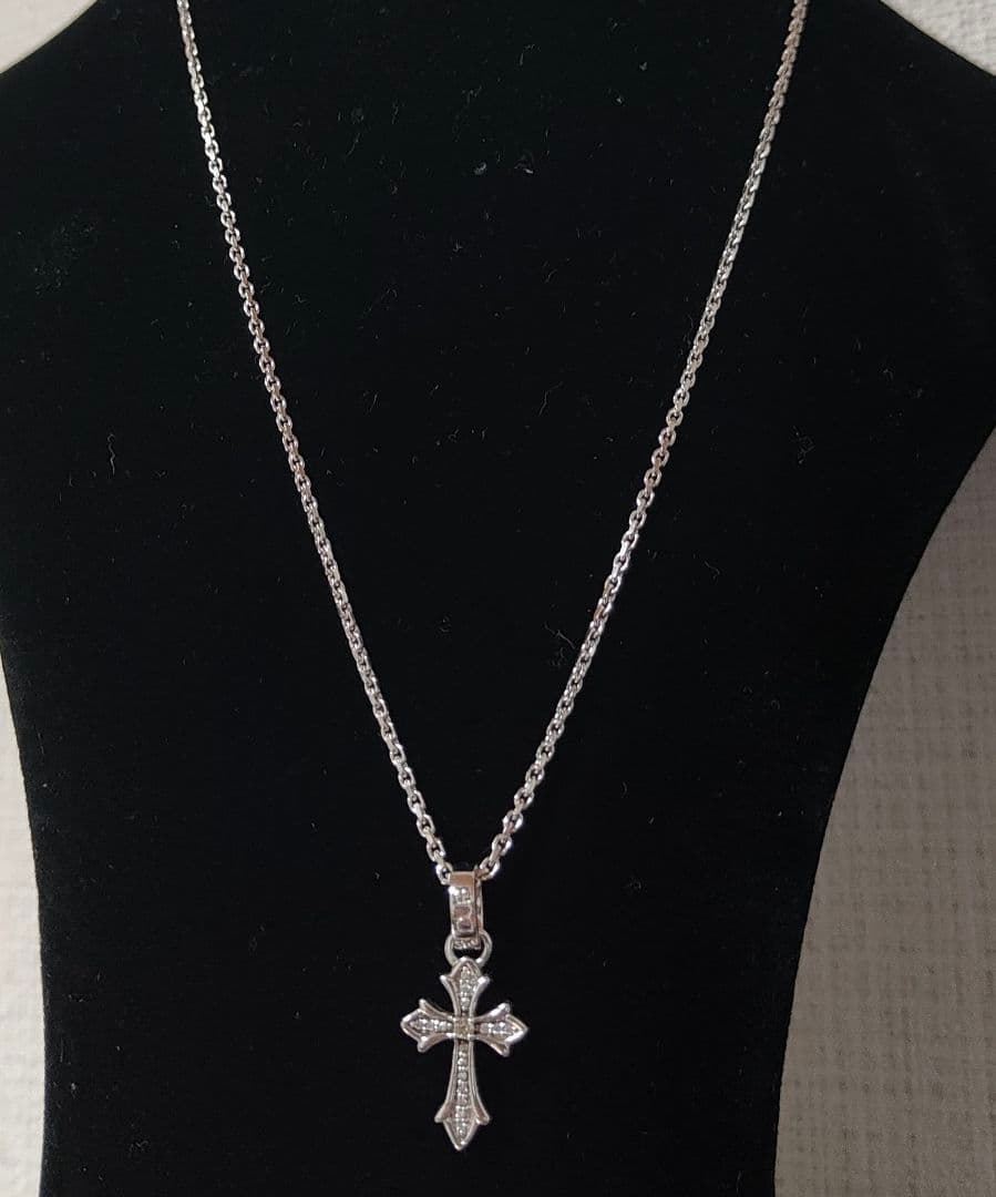 DUB Diamond シルバー 925 クロスペンダント ネックレス