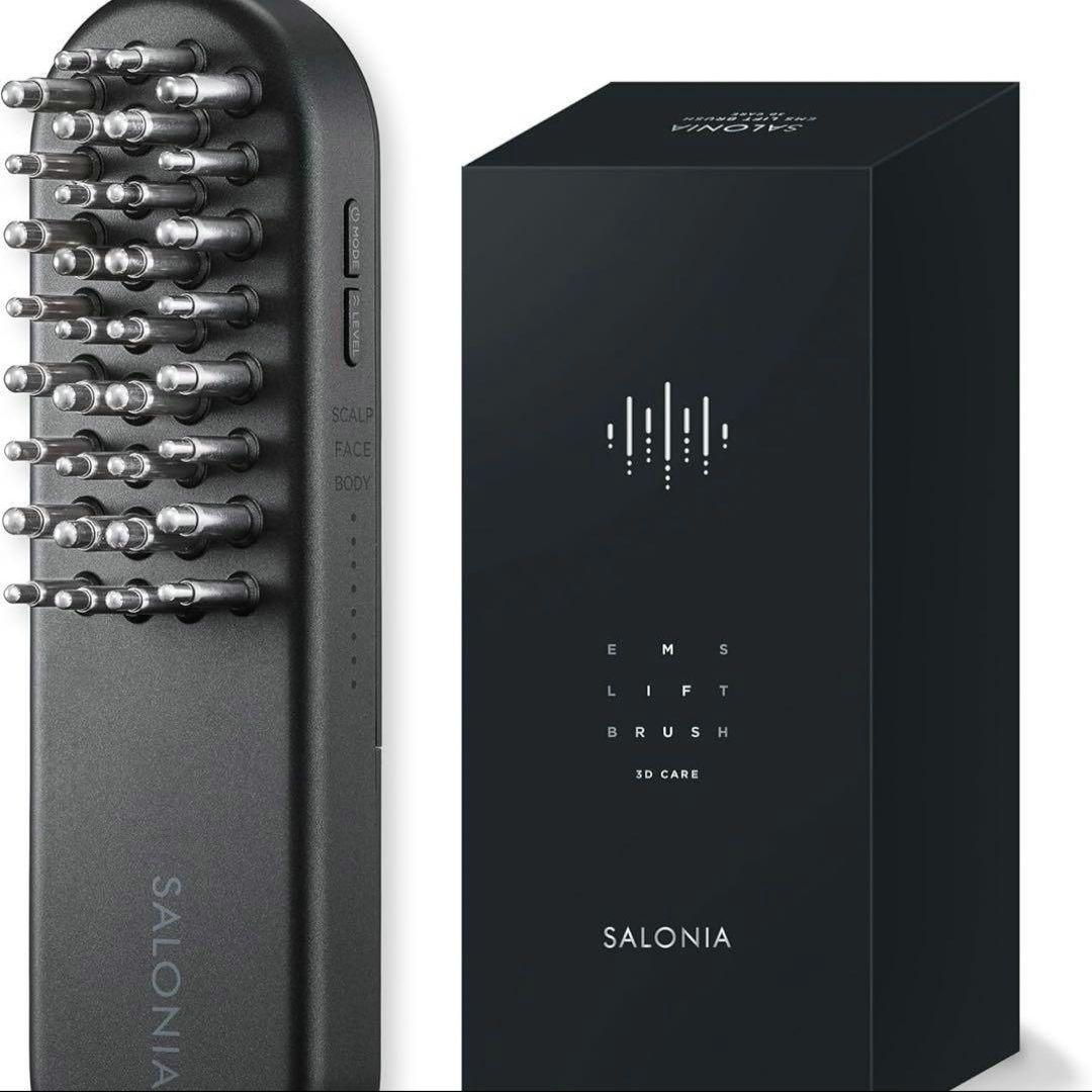 【美品】【値下げ】 サロニアEMSリフトブラシ 3Dケア 電気ブラシ 美顔器