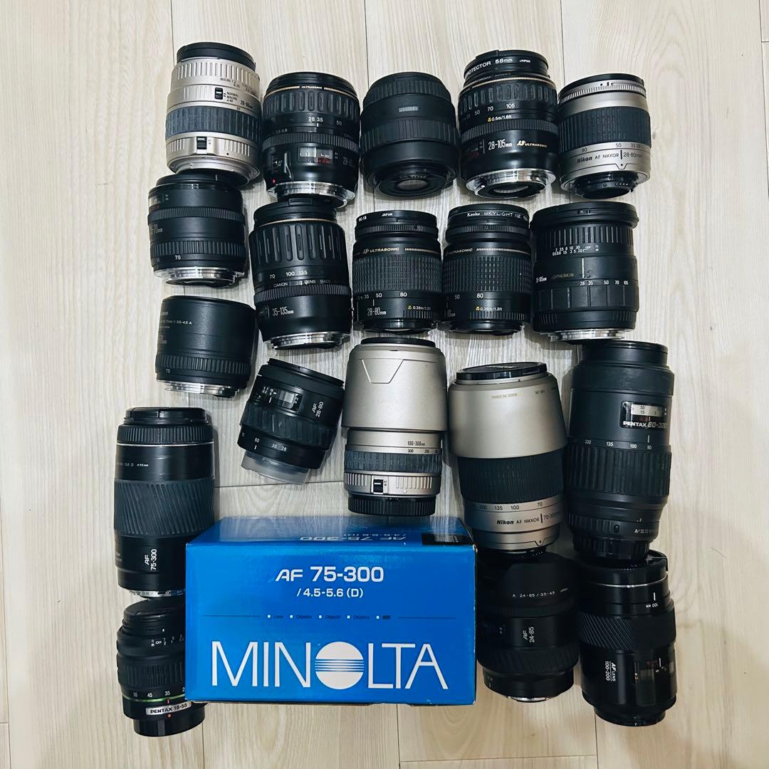 Canon Nikon SIGMA MINOLTA 他　レンズ 20本 まとめ
