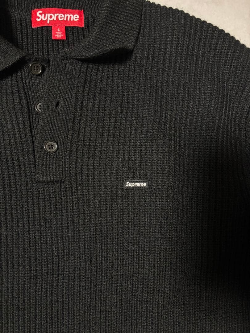 Supreme small box ニットポロセーター