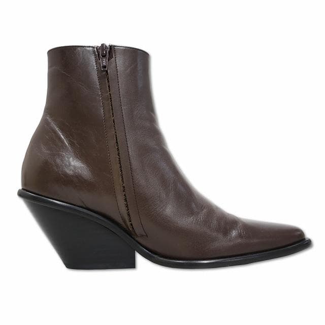 UNTISHOLD SIERRA-5 レザー スクエアトゥ ブーツ 36