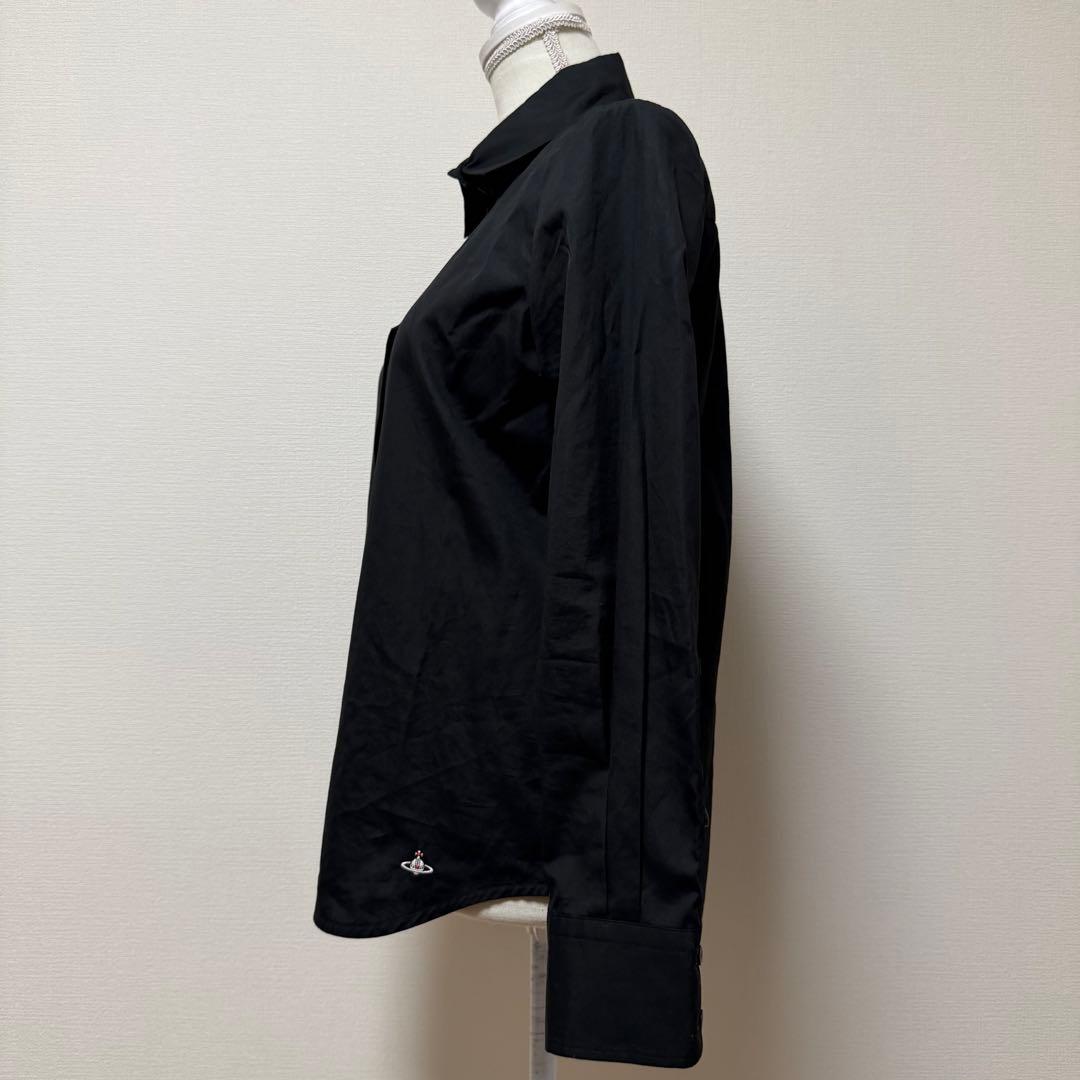 ヴィヴィアンウエストウッドレッドレーベル　ラブシャツ　ブラウス　オーブ　ブラック