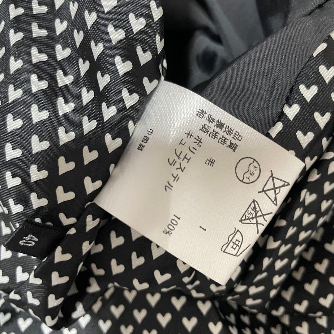 Kuma 様　ポールスミス　ブラック　パンツスーツ　グレンチェック　ハート裏地