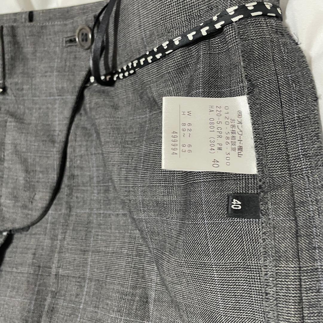 Kuma 様　ポールスミス　ブラック　パンツスーツ　グレンチェック　ハート裏地