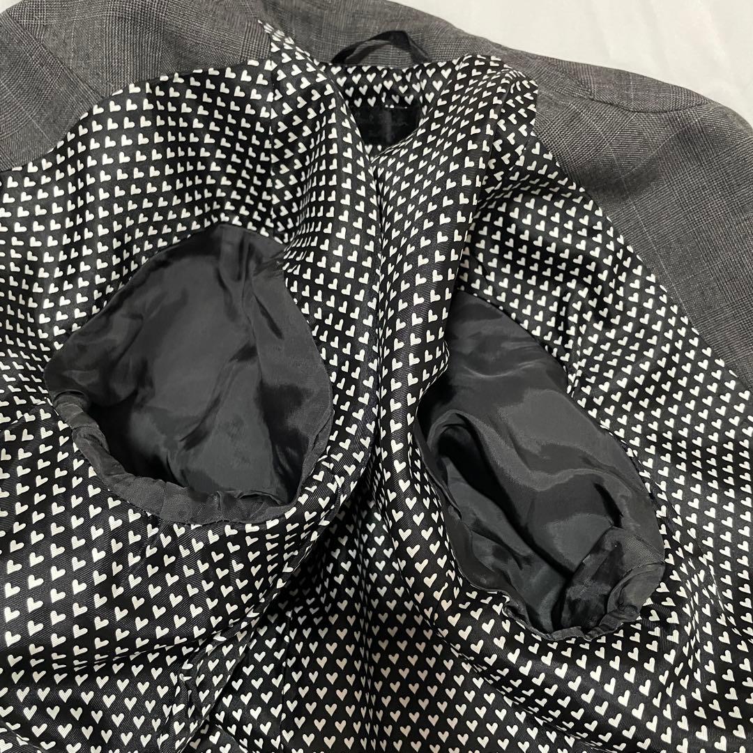 Kuma 様　ポールスミス　ブラック　パンツスーツ　グレンチェック　ハート裏地