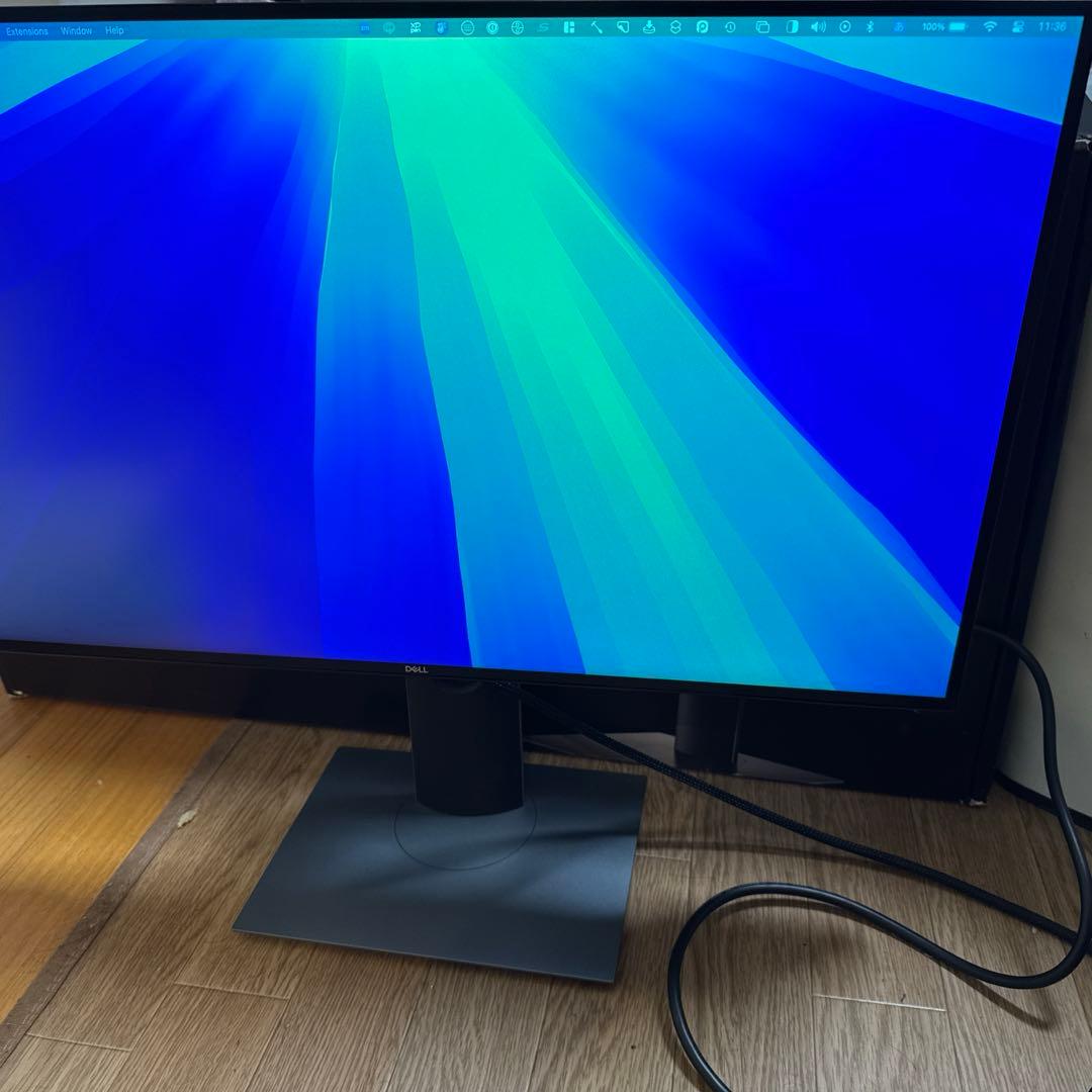 Dell U2720QM 27インチ 4K モニター（電源ケーブルのみ）