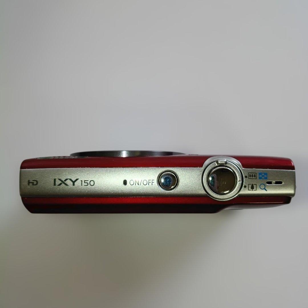 Canon IXY150 コンパクトデジタルカメラ 赤