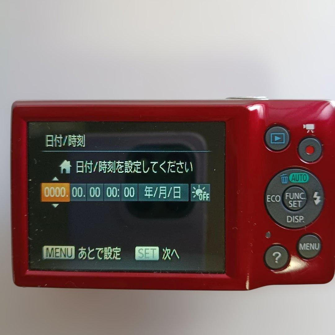 Canon IXY150 コンパクトデジタルカメラ 赤