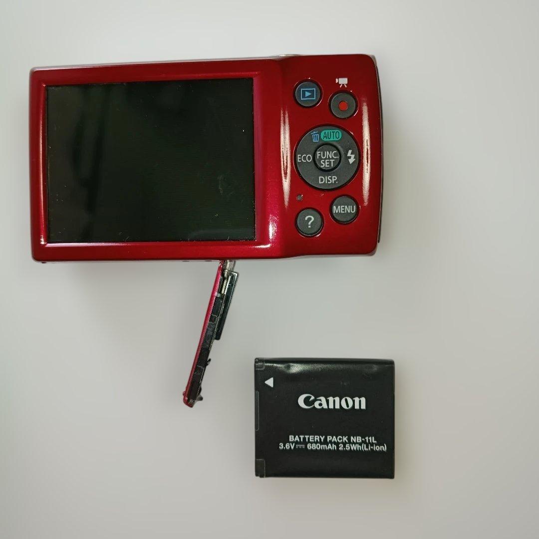 Canon IXY150 コンパクトデジタルカメラ 赤