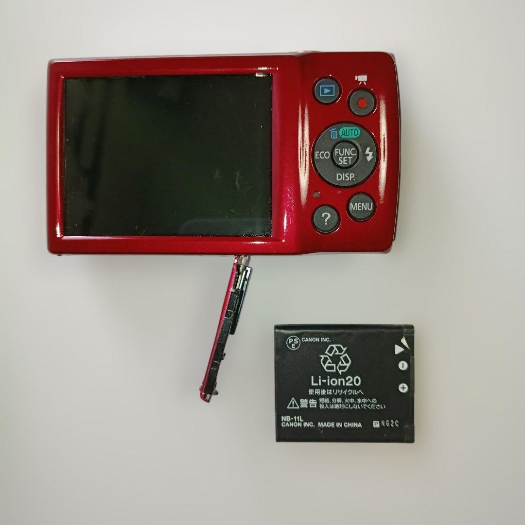 Canon IXY150 コンパクトデジタルカメラ 赤