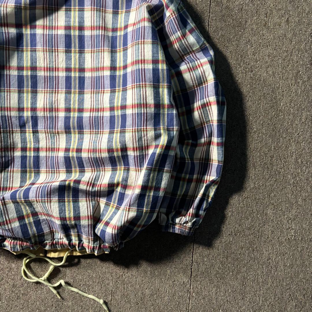 McGREGOR チェック リバーシブルジップパーカー ジャケット ドローコード