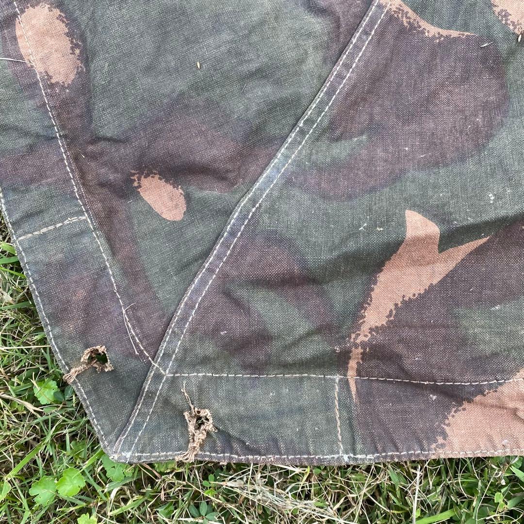 ハンガリー軍　軍幕　ポンチョ　１枚④　 迷彩　ハリケーンカモ　 ミリタリー