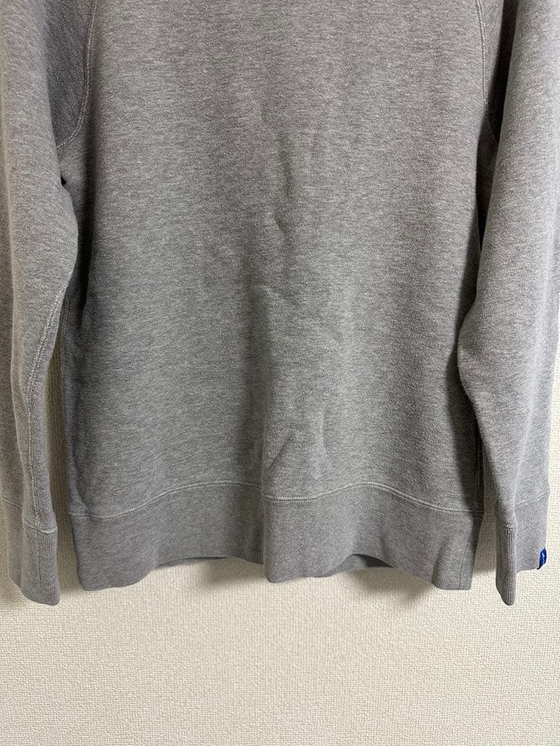 ループウィラー　LW01 丸胴吊り編みクルースウェット　グレー