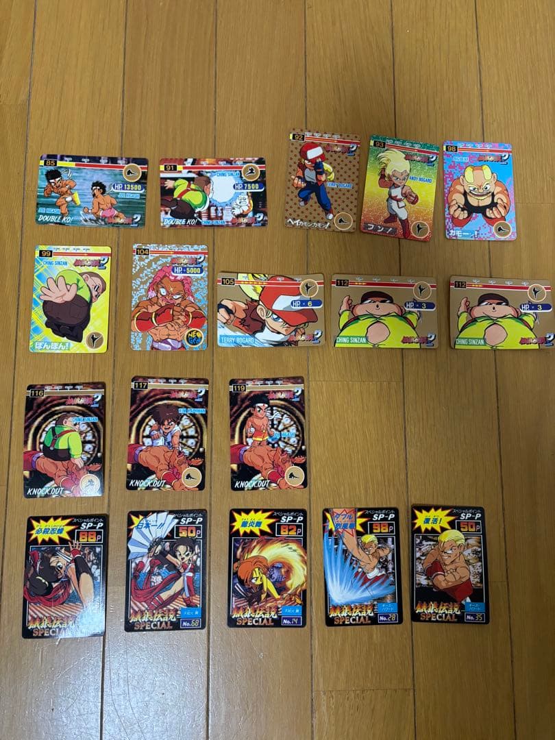 【当時物】餓狼伝説 カードダス 72枚セット（キラ・ホロ11枚含む） SNK