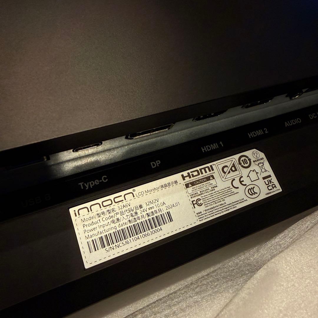 INNOCN 4K Mini LED Monitor 32インチ 32M2V