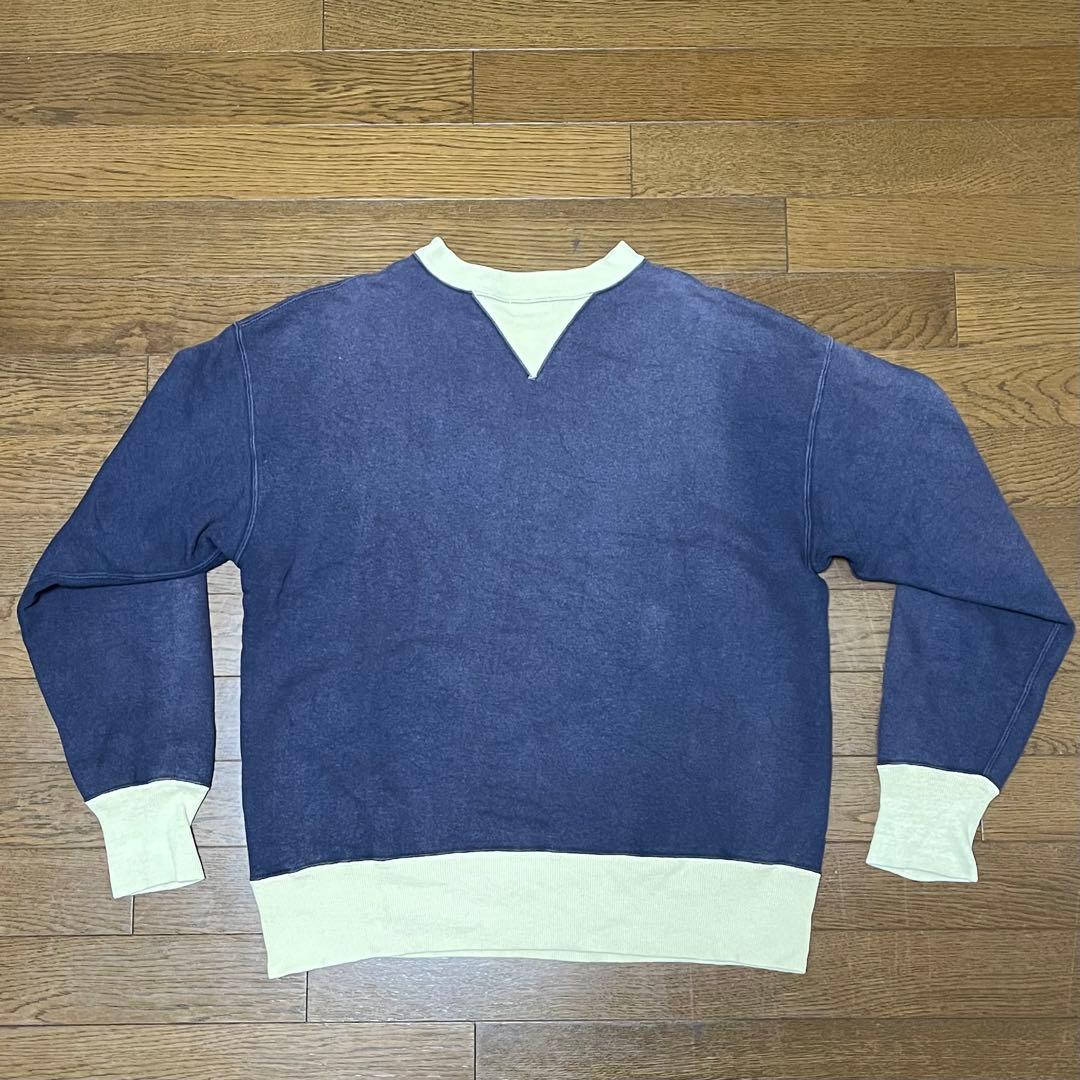 WAREHOUSE 直営店限定 両Vツートーンスウェット　サイズ40