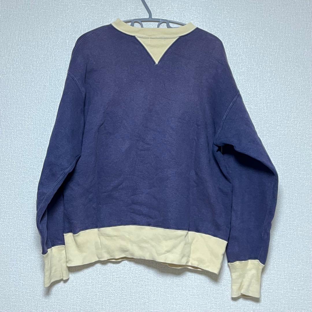 WAREHOUSE 直営店限定 両Vツートーンスウェット　サイズ40
