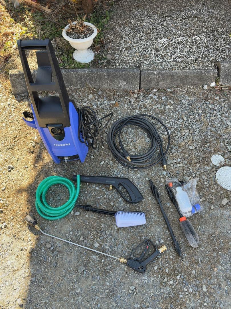 ハイコーキ高圧洗浄機faw105