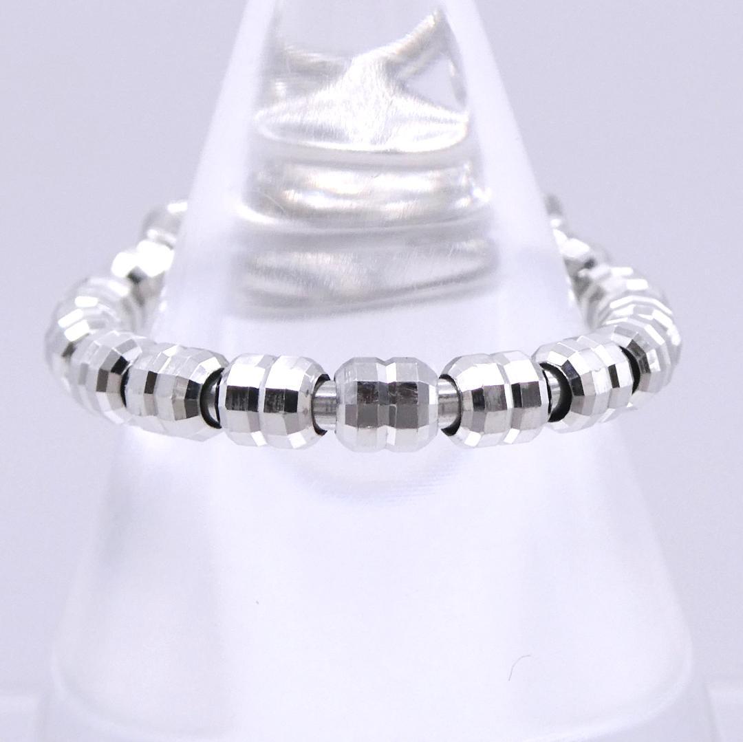 リング Pt900/950 ダイヤモンド0.10ct サイズフリー