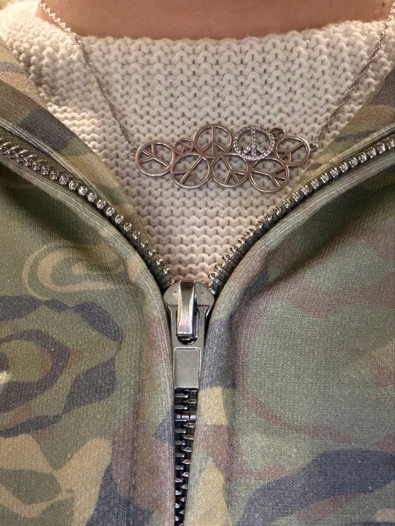 FAF Peace Necklace ネックレス　シルバー