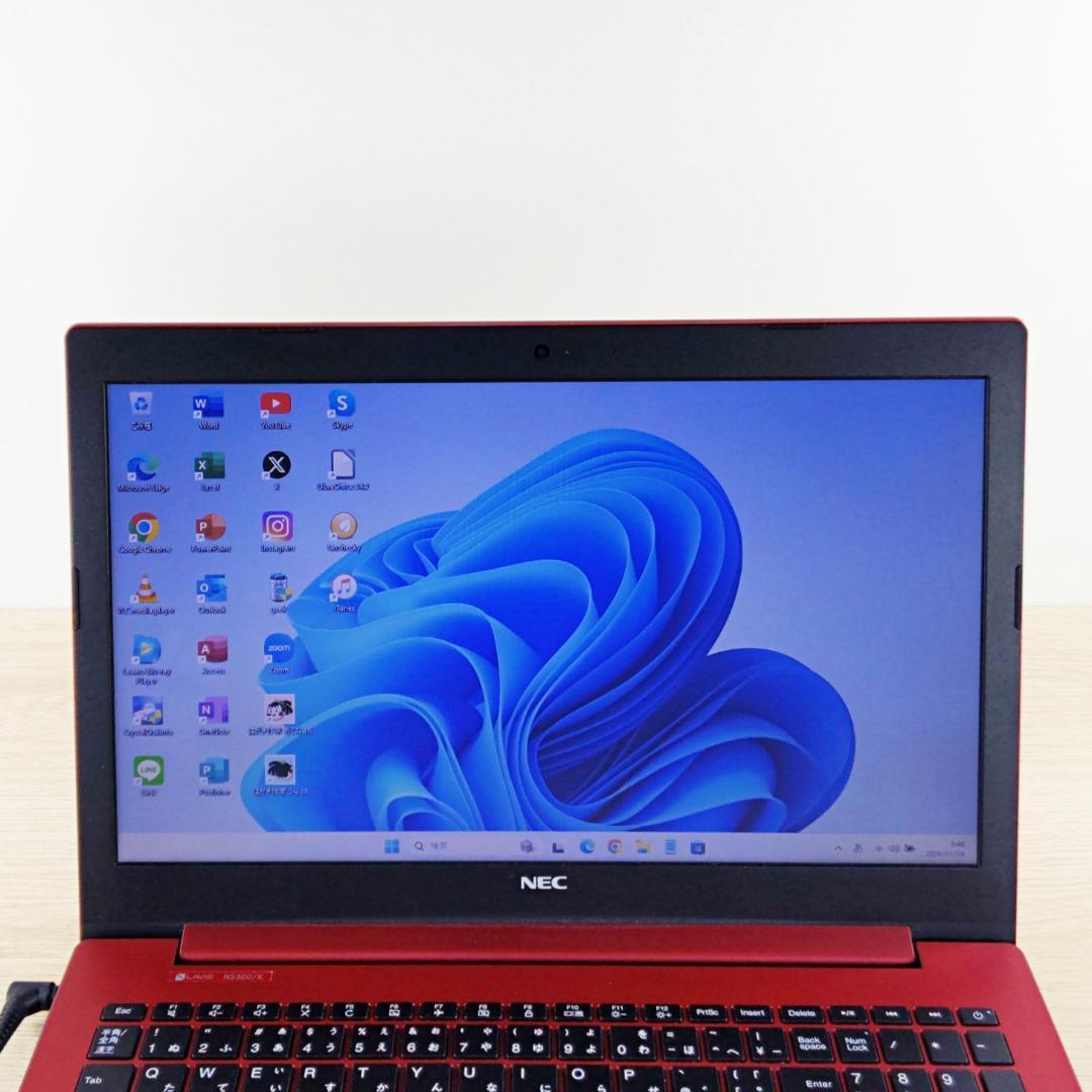 大容量500GB☆Win11☆第7世代i3 ノートパソコン メモリ8GB カメラ