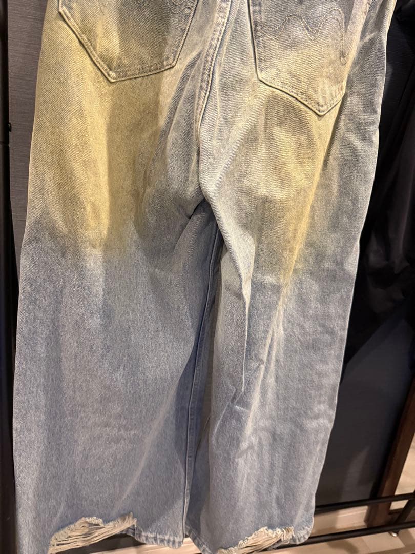 ★試着のみ★knuth marf ダメージデニム xs