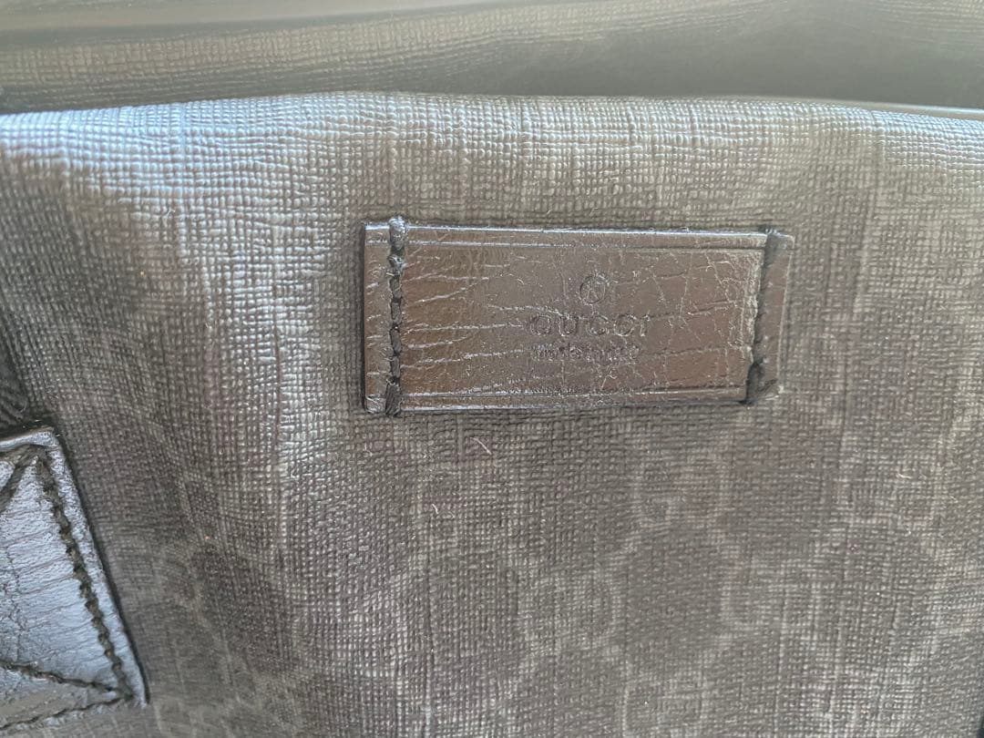 GUCCI グッチ　GGスプリーム　ボストンバッグ　保存袋つき