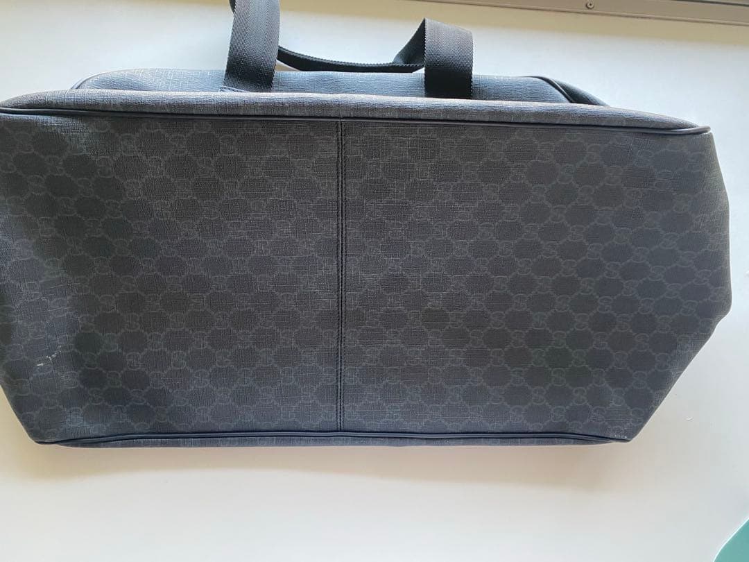 GUCCI グッチ　GGスプリーム　ボストンバッグ　保存袋つき