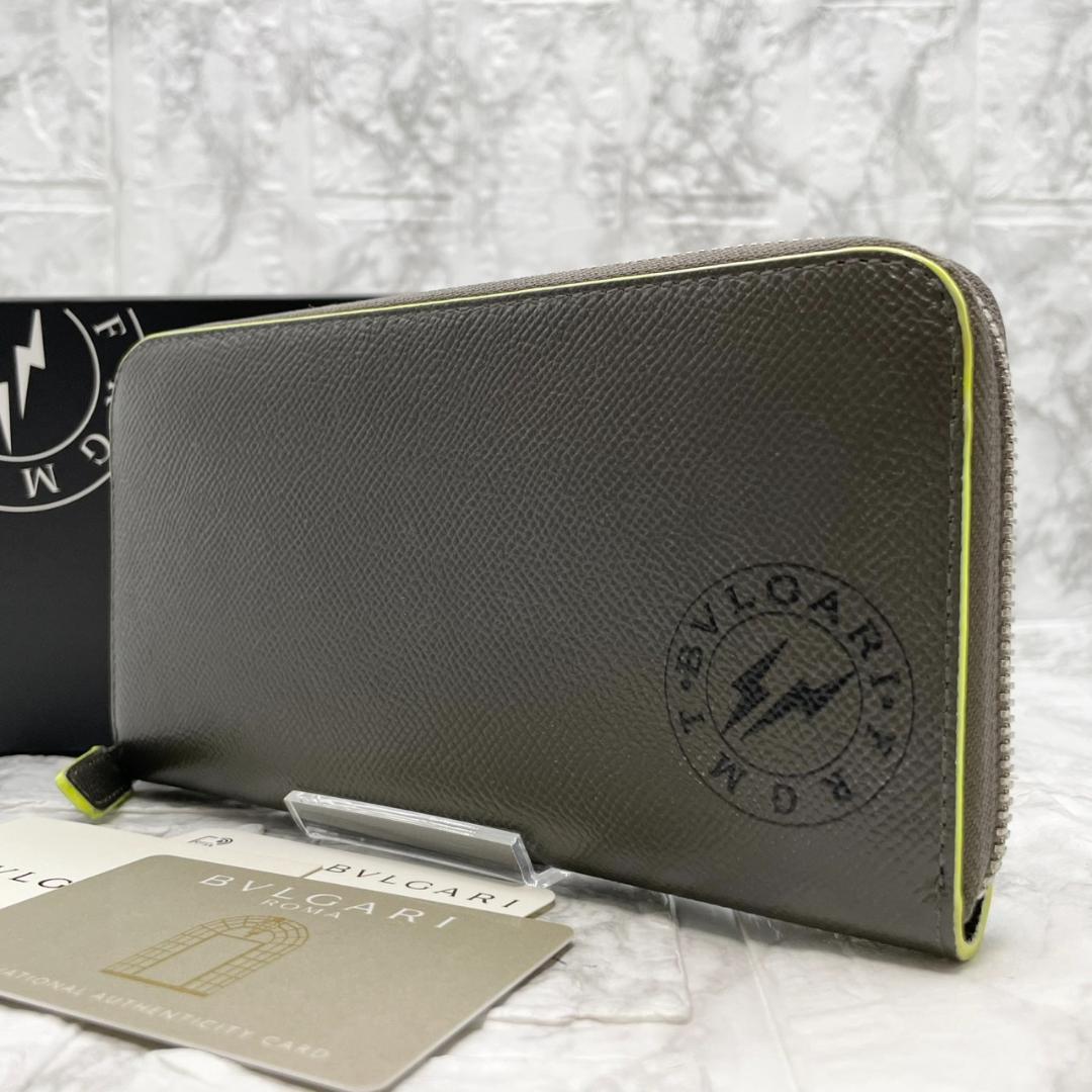 未使用級✨BVLGARI ブルガリ　長財布　藤原ヒロシ　コラボ フラグメント