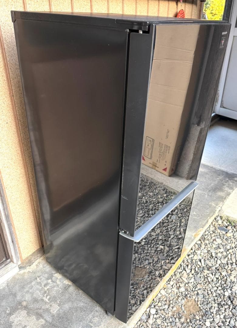 【美品】SHARP　2ドア冷凍冷蔵庫　SJ-GD14C-Ｂ　2017年製