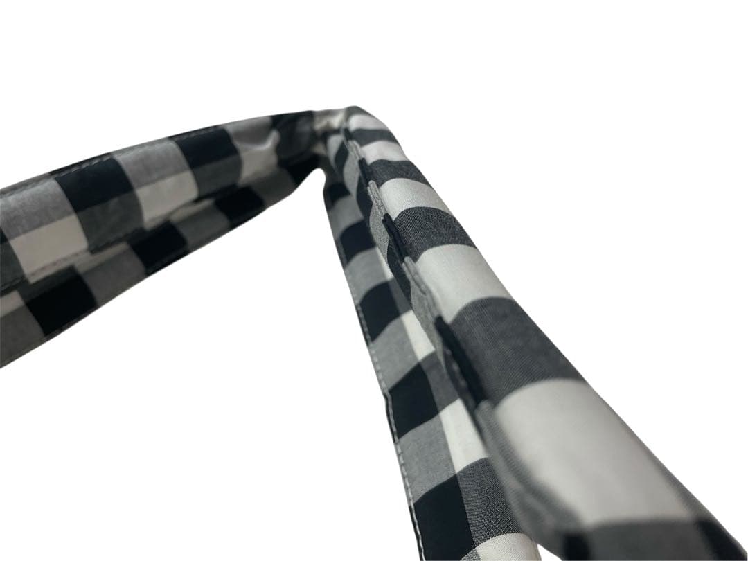 TSTS キルティング ギンガム ジップ トートバッグ