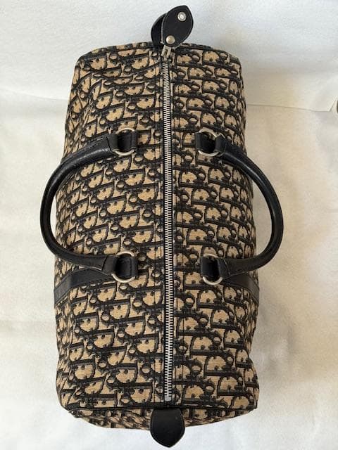 クリスチャンディオール　トロッター柄ボストンバッグ40ｃｍ