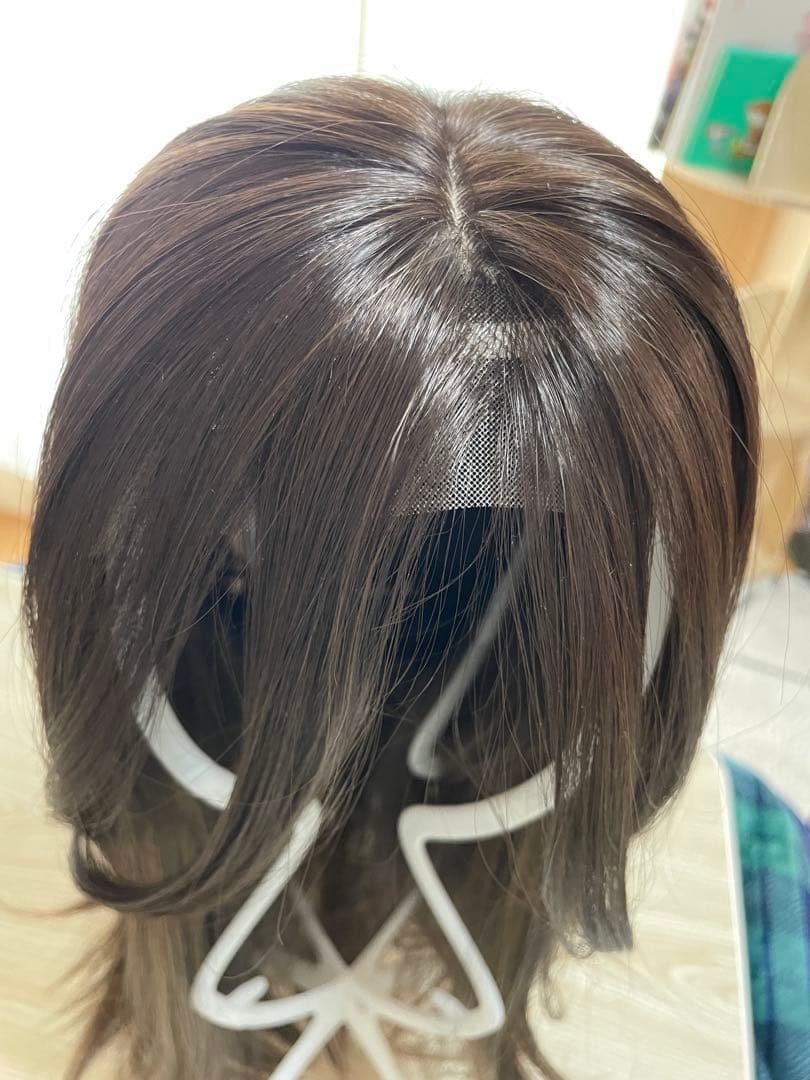 ロング フルウィッグ 「天使のベースウィッグ」　Lサイズ　ダークラテハイライト