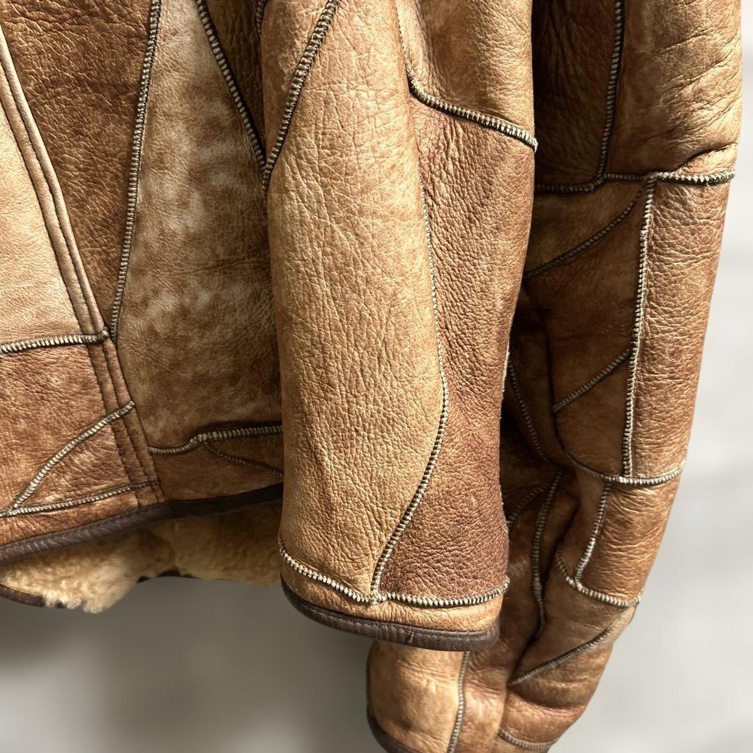 HAI sporting gear レザーパッチワークジャケット