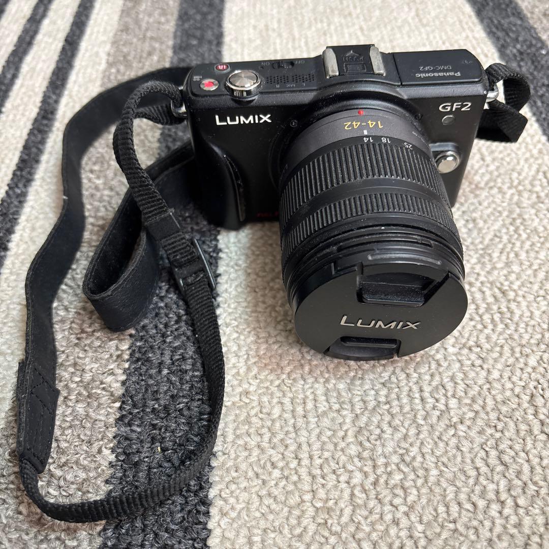 LUMIX GF2 ミラーレスカメラ 14-42mmレンズ付き