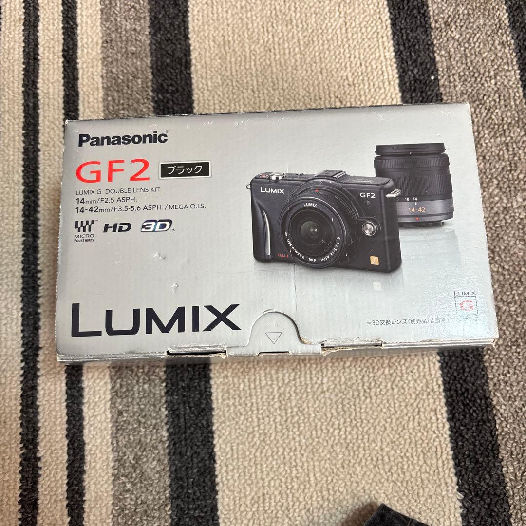 LUMIX GF2 ミラーレスカメラ 14-42mmレンズ付き