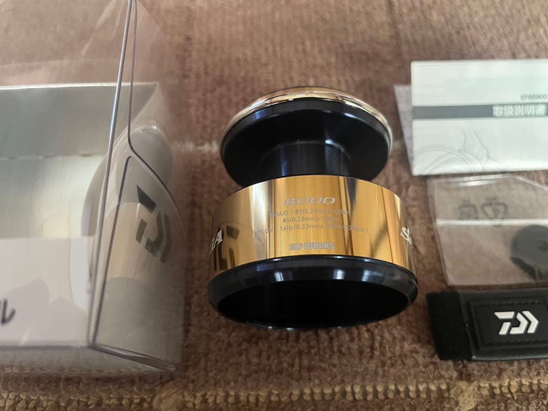 【しんのぞう】ダイワ 20SALTIGA スプール 8000 ゴールド