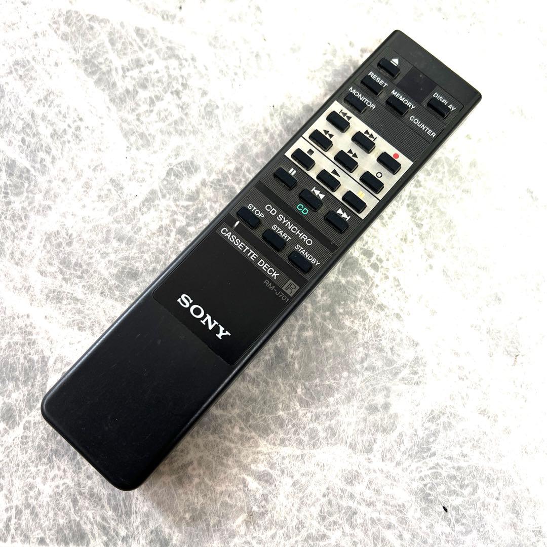SONY RM-J701 ソニー カセットデッキ用 リモコン 動作確認済み
