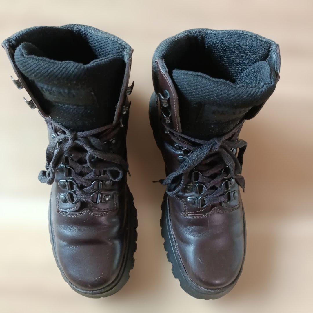 週末SALE✮　PRADA　美品　ブーツ　ショート　トレッキング　ワーク　プラダ