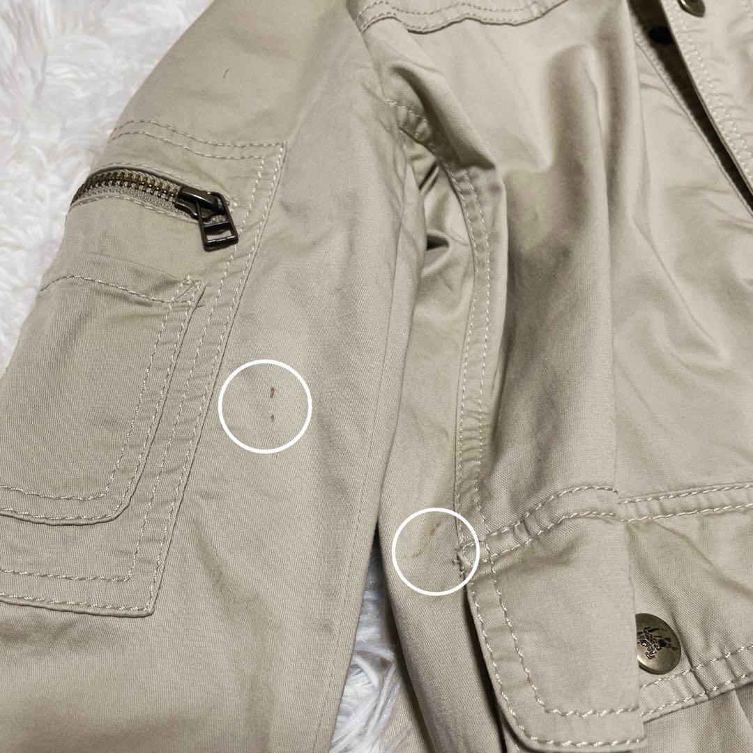 バーバリーブルーレーベル 【38】 ミリタリージャケット アウター