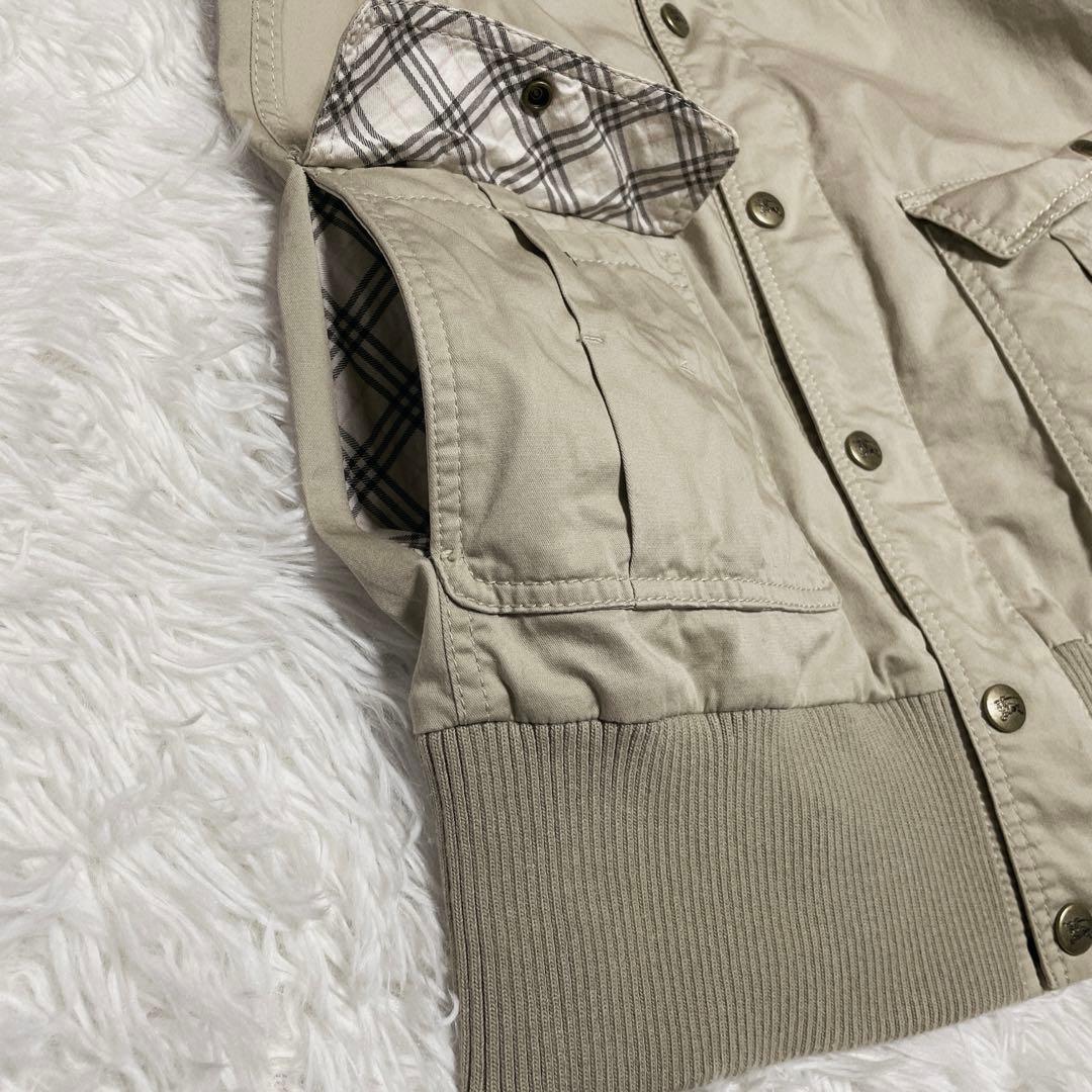 バーバリーブルーレーベル 【38】 ミリタリージャケット アウター